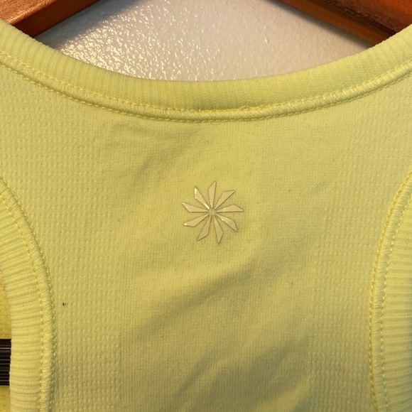 LIKE NEW ATHLETA GIRLS Yellow Tank Top Sz. L/12 - Picture 3 of 5